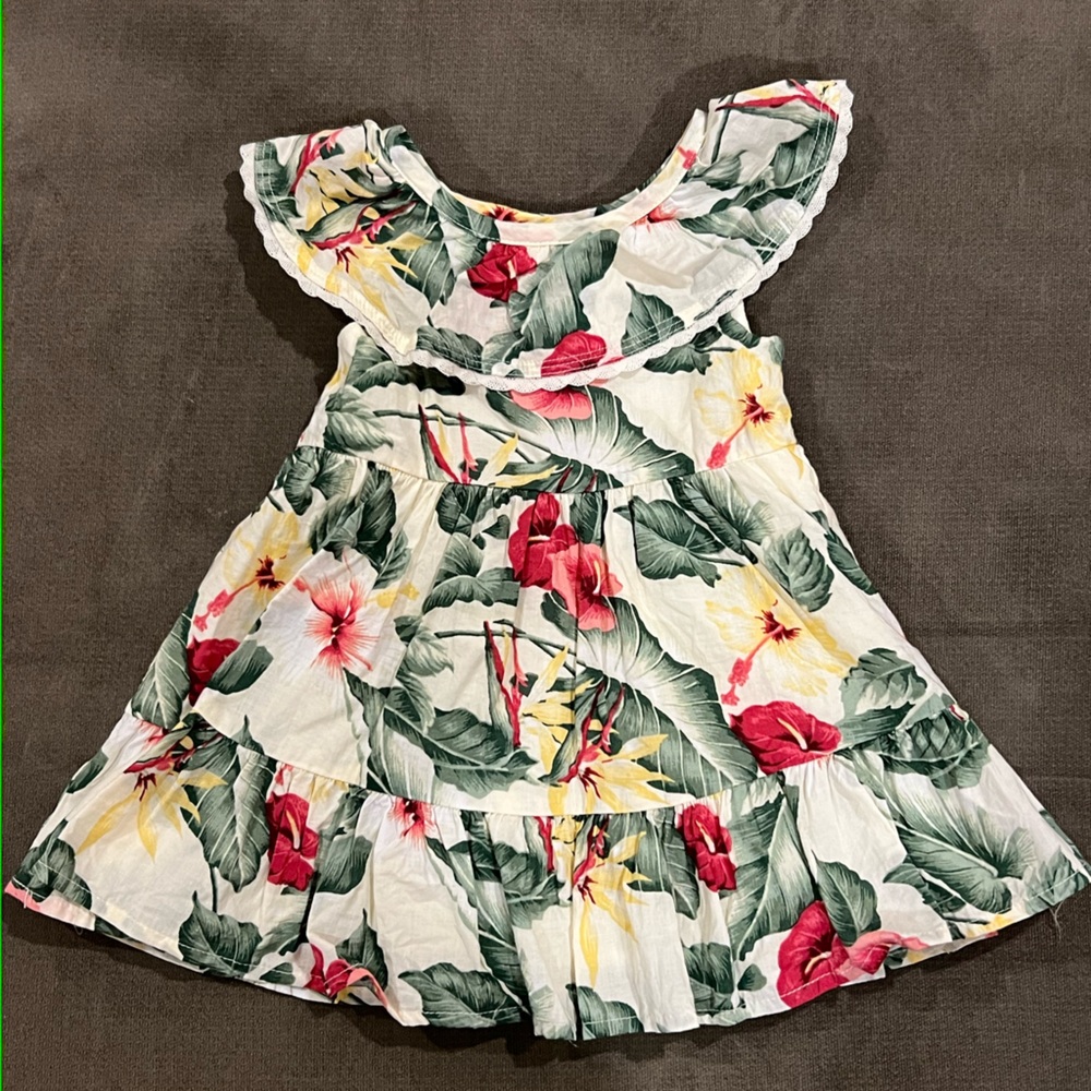 Janie and Jack 🌺 tropical Hawaiian dress